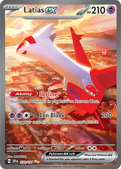 Latias ex (239/191) [Scarlet & Violet: Surging Sparks] | Jack's On Queen