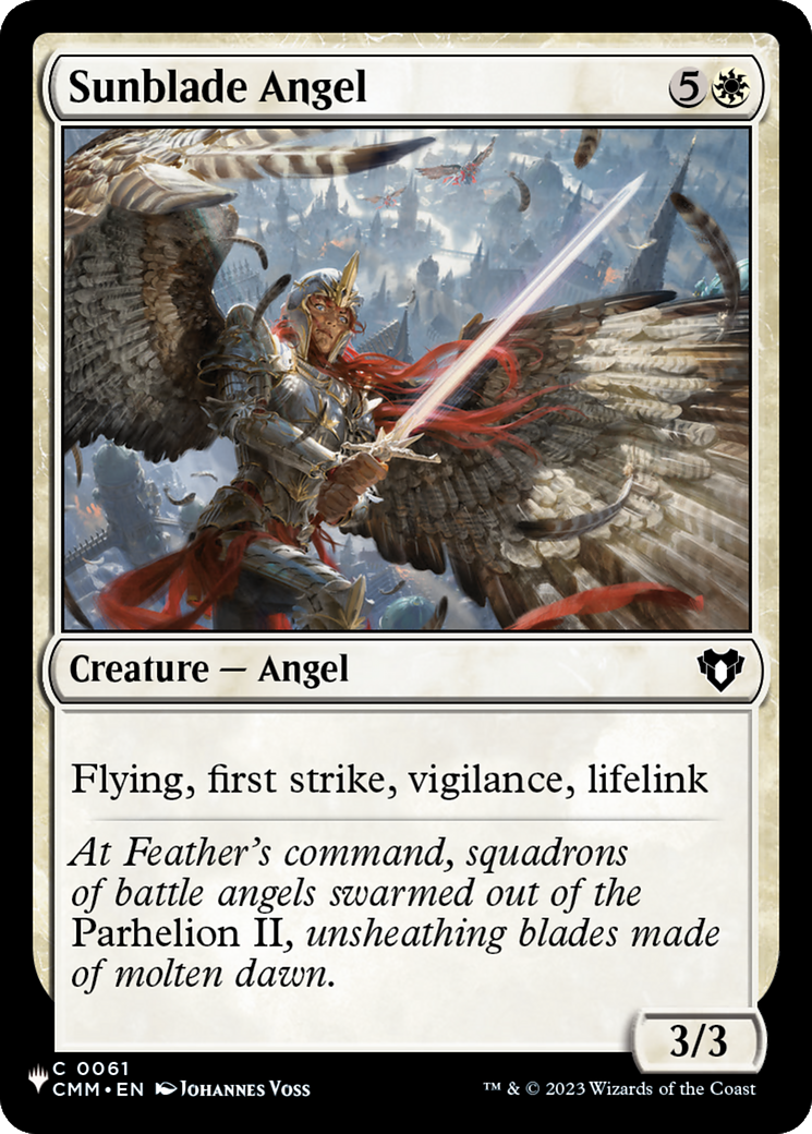 Sunblade Angel [The List Reprints] | Jack's On Queen