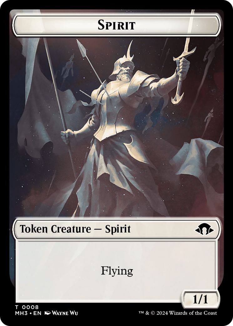 Eldrazi Spawn // Spirit (0008) Double-Sided Token [Modern Horizons 3 Tokens] | Jack's On Queen