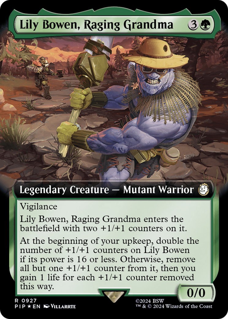 Lily Bowen, Raging Grandma (Extended Art) (Surge Foil) [Fallout] | Jack's On Queen