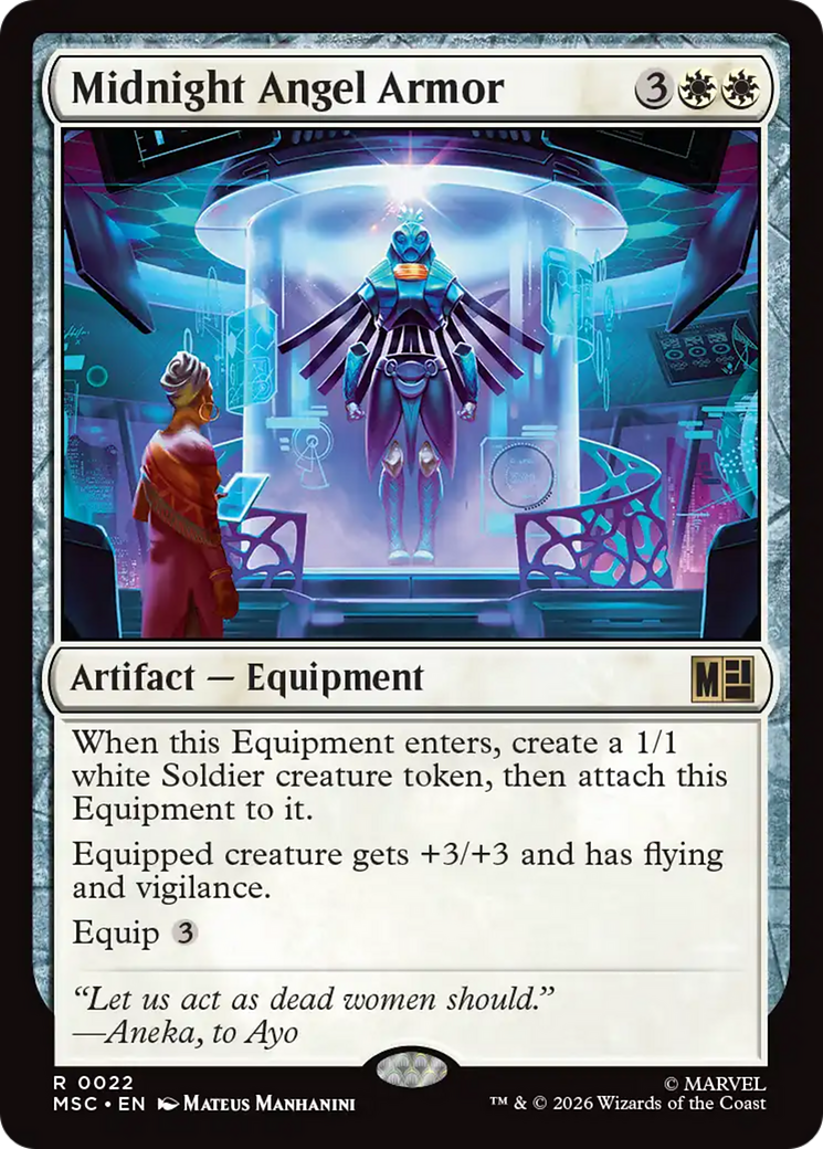 Midnight Angel Armor (Surge Foil) [Marvel Super Heroes Commander] | Jack's On Queen