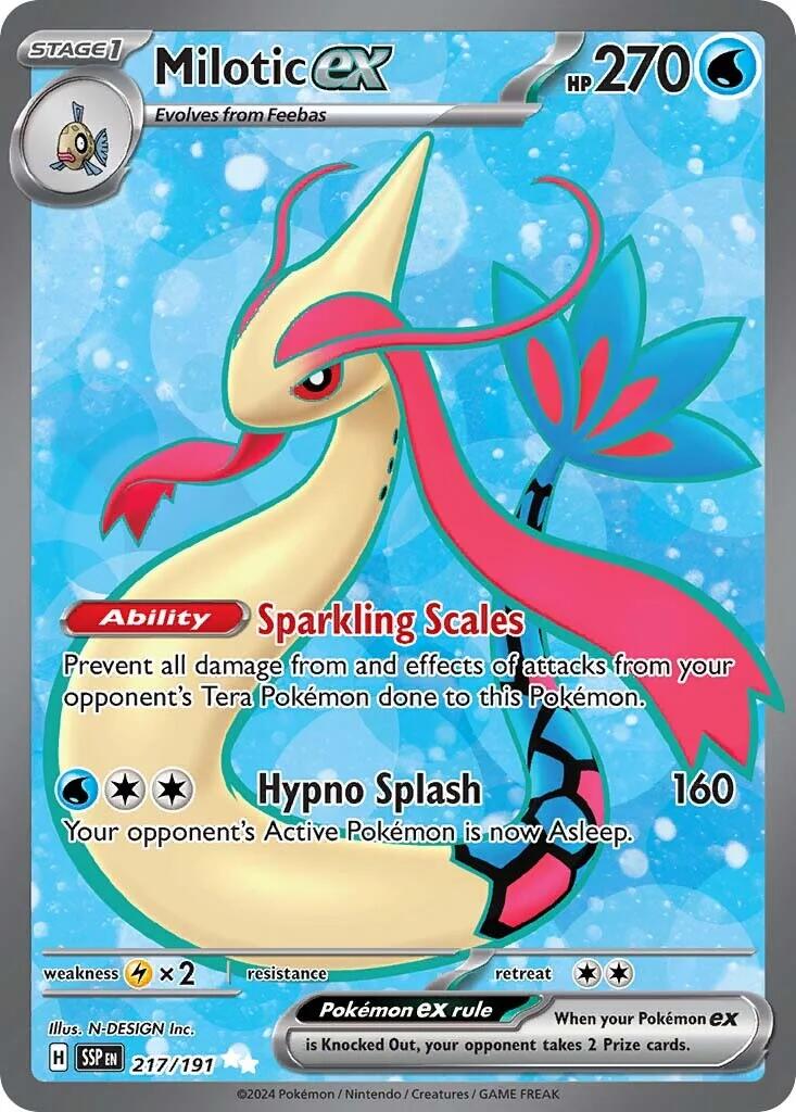 Milotic ex (217/191) [Scarlet & Violet: Surging Sparks] | Jack's On Queen