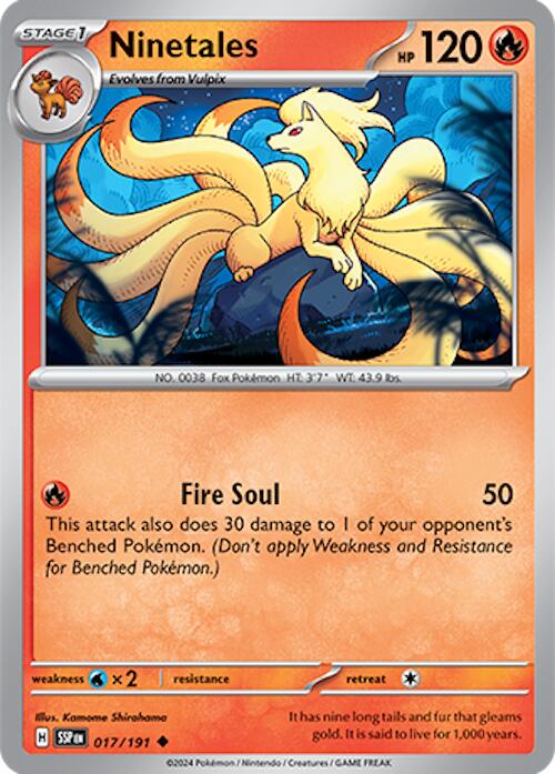 Ninetales (017/191) [Scarlet & Violet: Surging Sparks] | Jack's On Queen