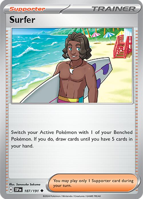Surfer (187/191) [Scarlet & Violet: Surging Sparks] | Jack's On Queen