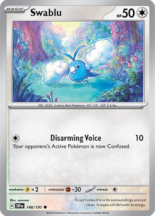 Swablu (148/191) [Scarlet & Violet: Surging Sparks] | Jack's On Queen