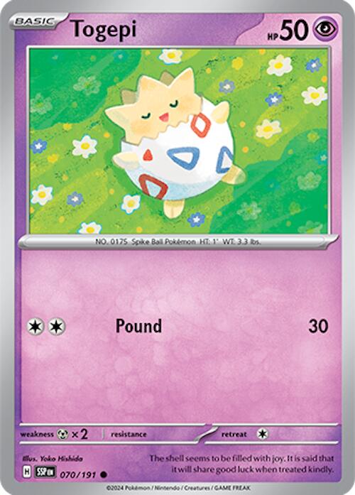 Togepi (070/191) [Scarlet & Violet: Surging Sparks] | Jack's On Queen