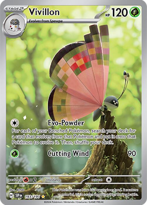 Vivillon (193/191) [Scarlet & Violet: Surging Sparks] | Jack's On Queen