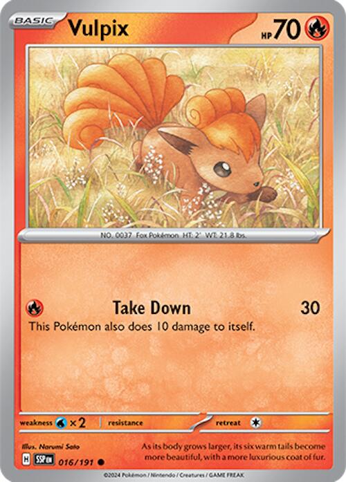 Vulpix (016/191) [Scarlet & Violet: Surging Sparks] | Jack's On Queen
