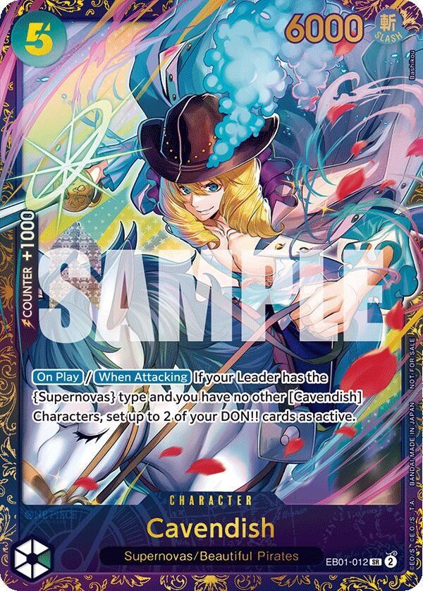 Cavendish (Treasure Cup 2024) (EB01-012) [One Piece Promotion Cards] | Jack's On Queen