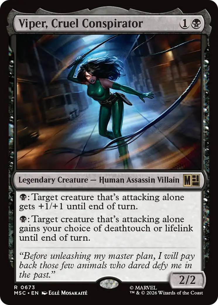 Viper, Cruel Conspirator [Marvel Super Heroes Commander] | Jack's On Queen