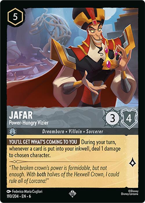 Jafar - Power-Hungry Vizier (193/204) [Azurite Sea] | Jack's On Queen