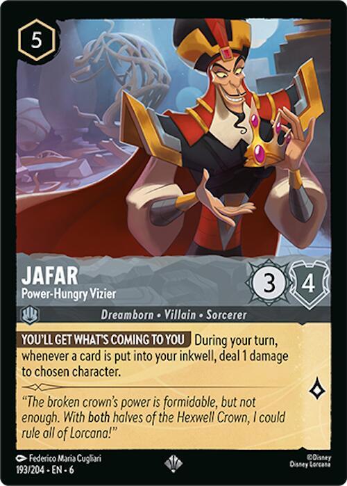 Jafar - Power-Hungry Vizier (193/204) [Azurite Sea] | Jack's On Queen