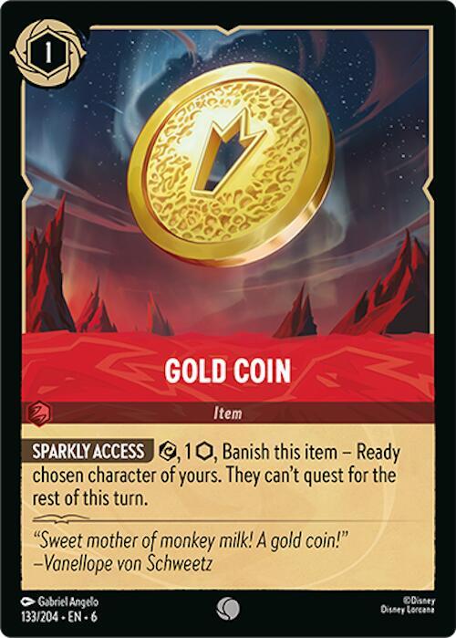 Gold Coin (133/204) [Azurite Sea] | Jack's On Queen