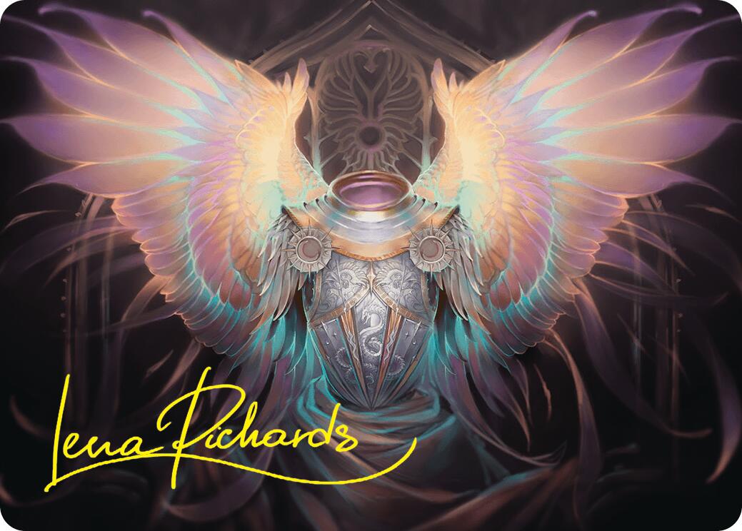 Celestial Armor Art Card (2/54) (Gold-Stamped Signature) [Foundations Art Series] | Jack's On Queen