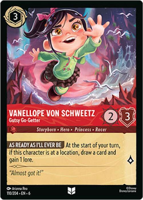 Vanellope von Schweetz - Gutsy Go-Getter (110/204) [Azurite Sea] | Jack's On Queen
