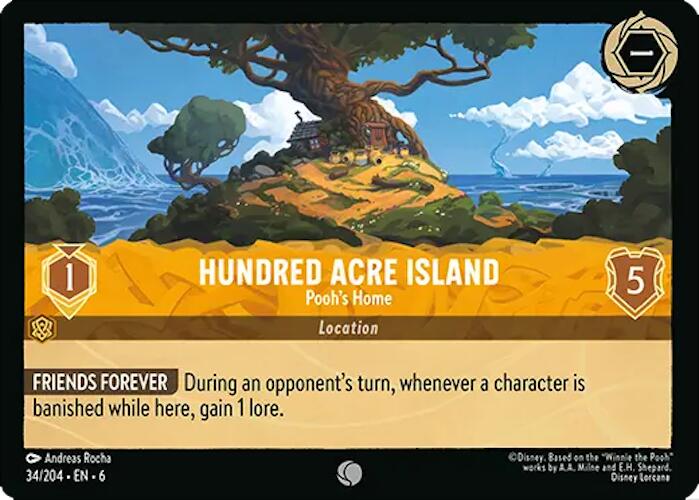 Hundred Acre Island - Pooh's Home (34/204) [Azurite Sea] | Jack's On Queen