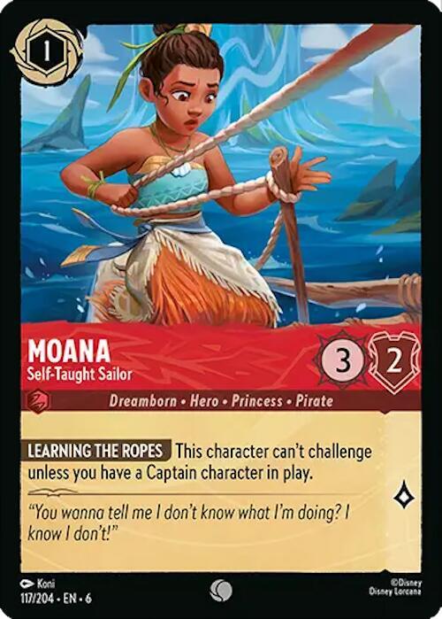 Moana - Self-Taught Sailor (117/204) [Azurite Sea] | Jack's On Queen