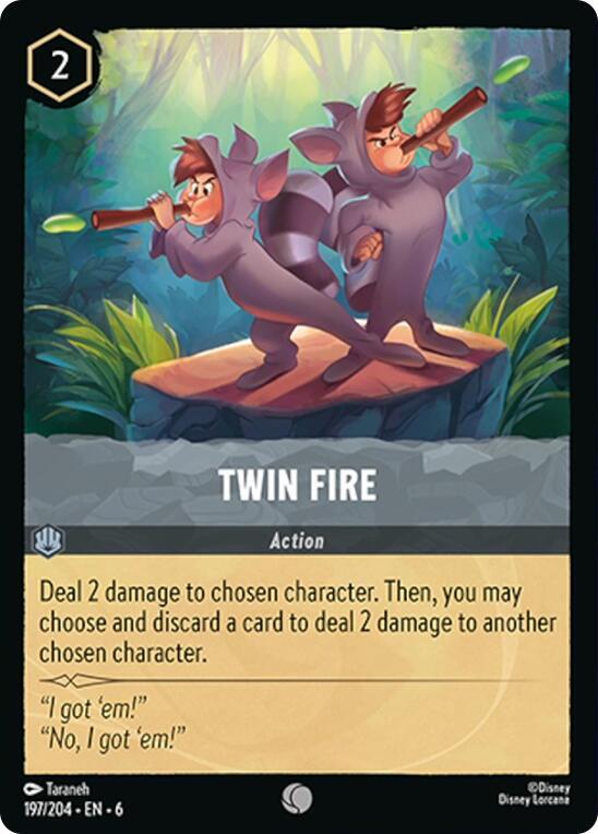 Twin Fire (197/204) [Azurite Sea] | Jack's On Queen