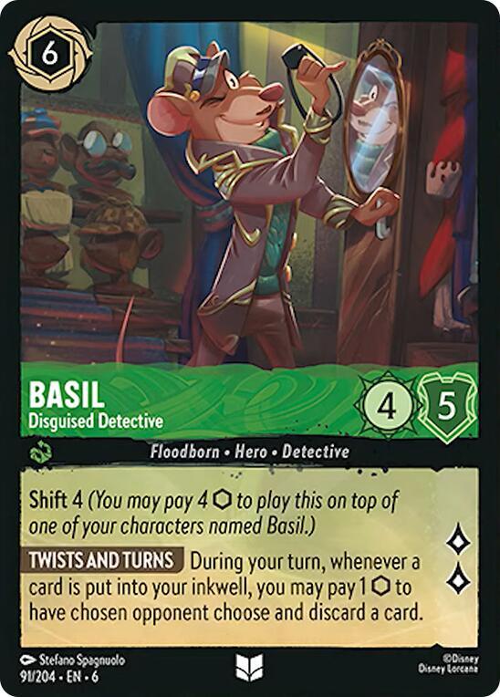Basil - Disguised Detective (91/204) [Azurite Sea] | Jack's On Queen