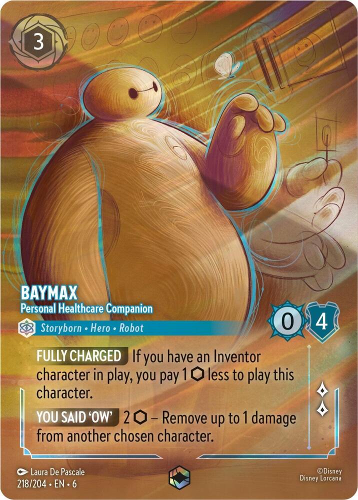 Baymax - Personal Healthcare Companion (Enchanted) (218/204) [Azurite Sea] | Jack's On Queen