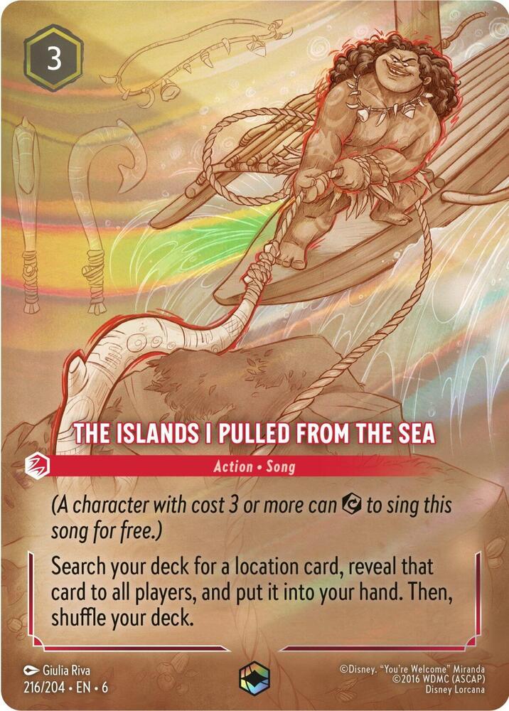 The Islands I Pulled From The Sea (Enchanted) (216/204) [Azurite Sea] | Jack's On Queen