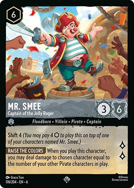 Mr. Smee - Captain of the Jolly Roger (176/204) [Azurite Sea] | Jack's On Queen