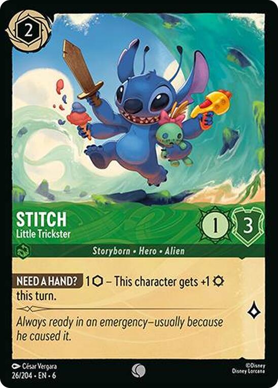 Stitch - Little Trickster (26/204) [Azurite Sea] | Jack's On Queen
