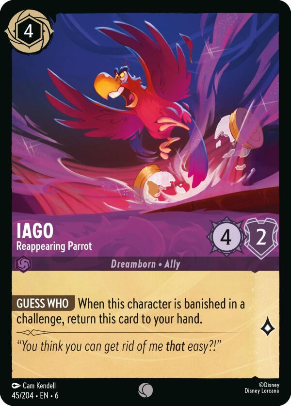 Iago - Reappearing Parrot (45/204) [Azurite Sea] | Jack's On Queen