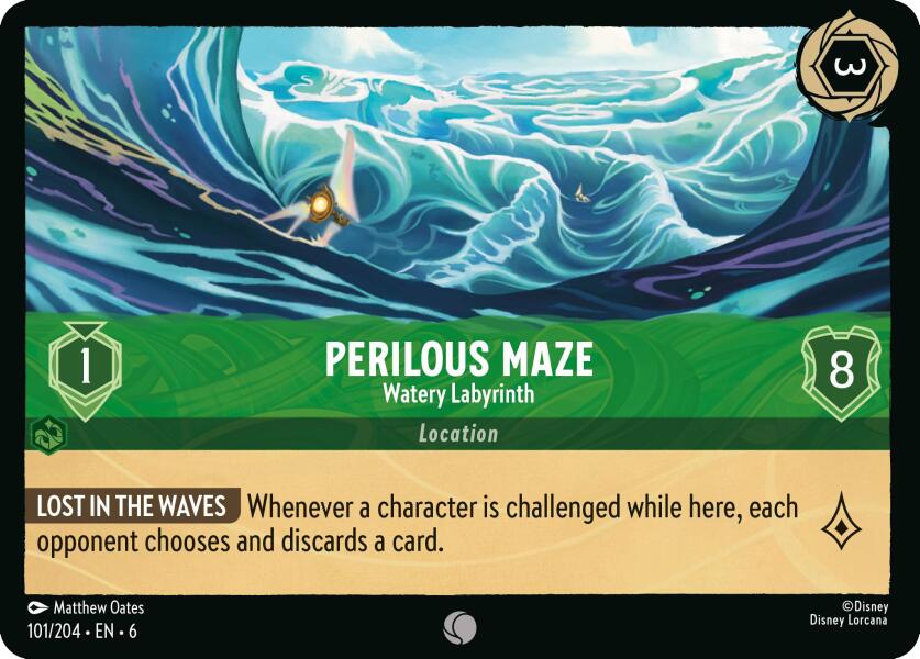 Perilous Maze - Watery Labyrinth (101/204) [Azurite Sea] | Jack's On Queen