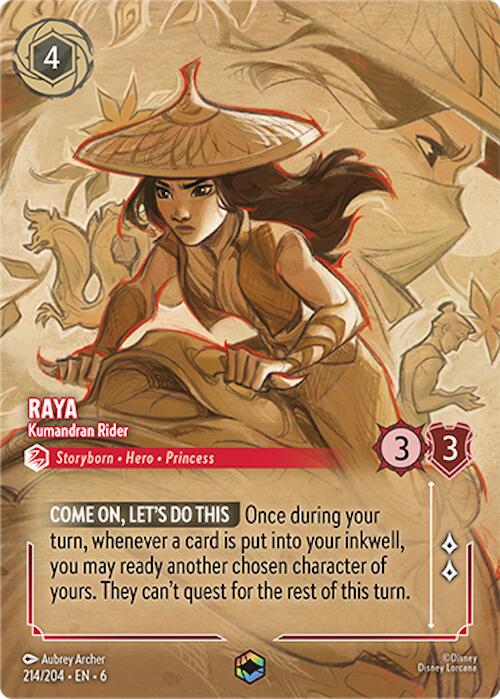 Raya - Kumandran Rider (Enchanted) (214/204) [Azurite Sea] | Jack's On Queen