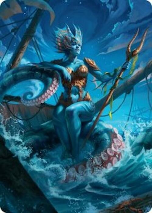 Kiora, the Rising Tide Art Card (30/54) [Foundations Art Series] | Jack's On Queen
