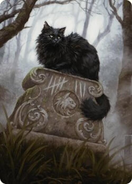 Nine-Lives Familiar 2 Art Card (36/54) [Foundations Art Series] | Jack's On Queen