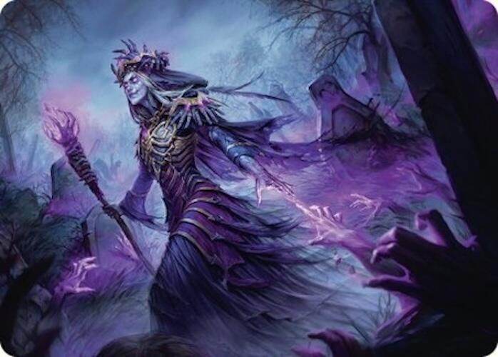 Zul Ashur, Lich Lord Art Card (10/54) [Foundations Art Series] | Jack's On Queen