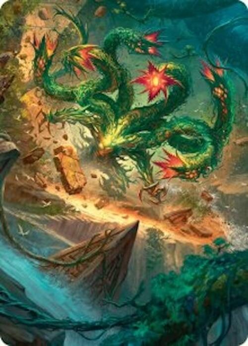 Mossborn Hydra Art Card (42/54) [Foundations Art Series] | Jack's On Queen