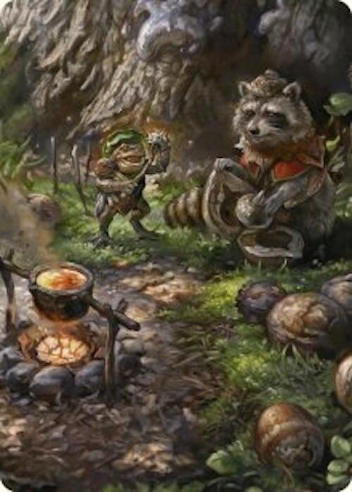 Sylvan Scavenging Art Card (46/54) [Foundations Art Series] | Jack's On Queen