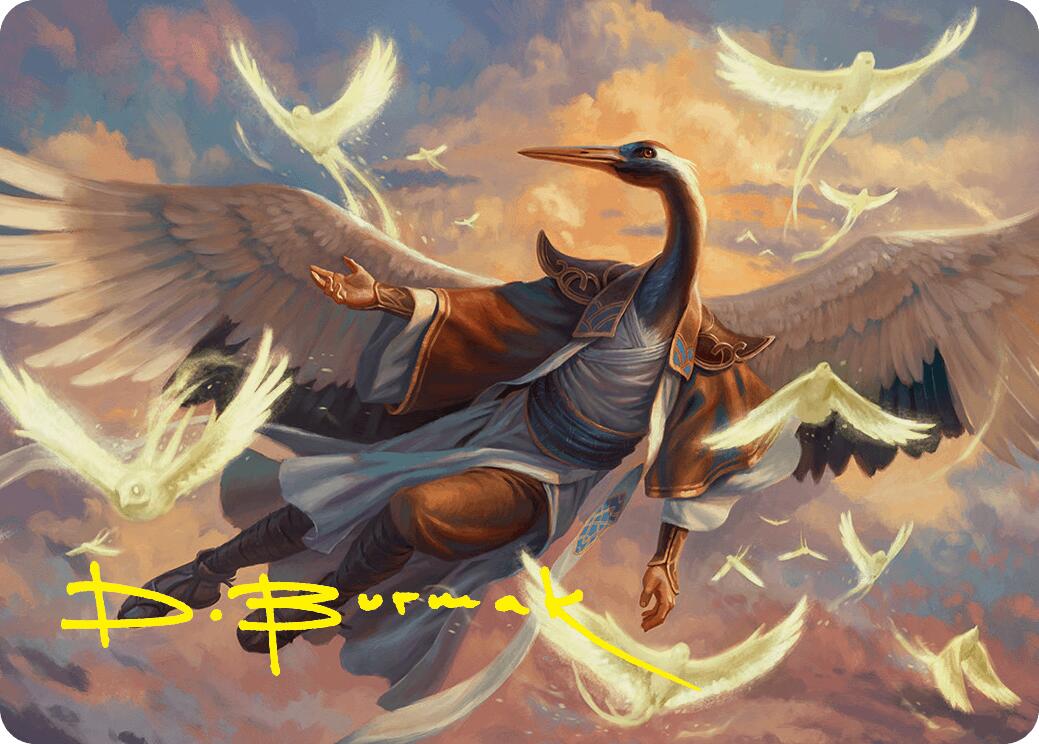 Kykar, Zephyr Awakener Art Card (16/54) (Gold-Stamped Signature) [Foundations Art Series] | Jack's On Queen