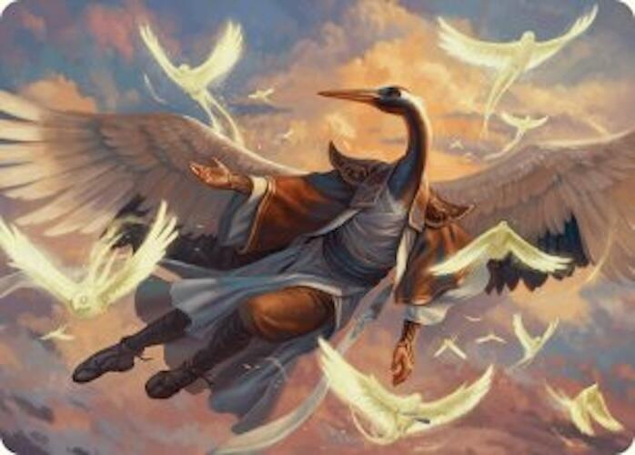 Kykar, Zephyr Awakener Art Card (16/54) [Foundations Art Series] | Jack's On Queen