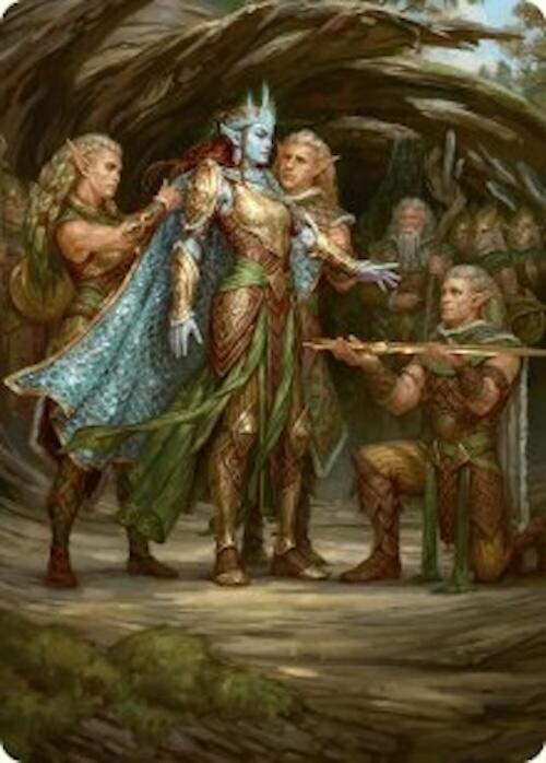 Lathril, Blade of the Elves Art Card (48/54) [Foundations Art Series] | Jack's On Queen