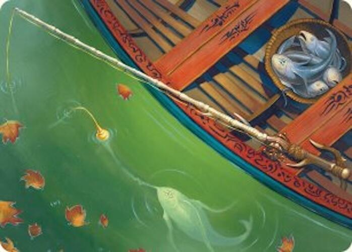 Fishing Pole Art Card (18/54) [Foundations Art Series] | Jack's On Queen