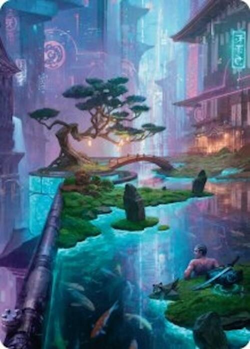 Island Art Card (22/54) [Foundations Art Series] | Jack's On Queen