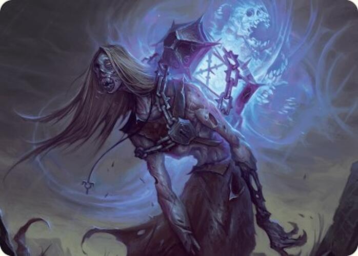 Soul-Shackled Zombie Art Card (9/54) [Foundations Art Series] | Jack's On Queen