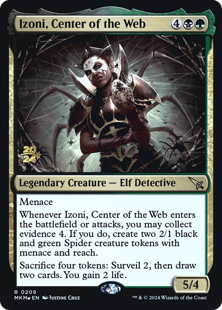 Izoni, Center of the Web [Murders at Karlov Manor Prerelease Promos] | Jack's On Queen