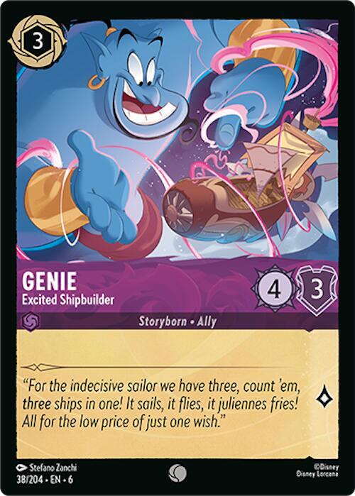 Genie - Excited Shipbuilder (38/204) [Azurite Sea] | Jack's On Queen