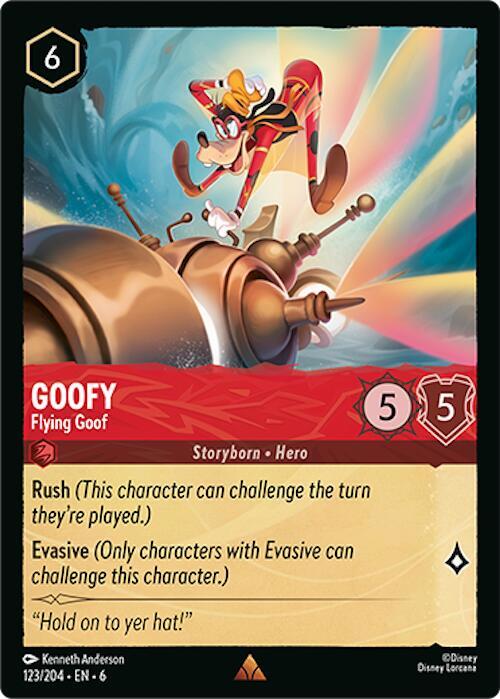 Goofy - Flying Goof (123/204) [Azurite Sea] | Jack's On Queen