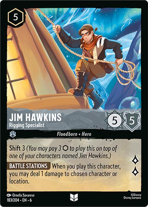 Jim Hawkins - Rigging Specialist (183/204) [Azurite Sea] | Jack's On Queen