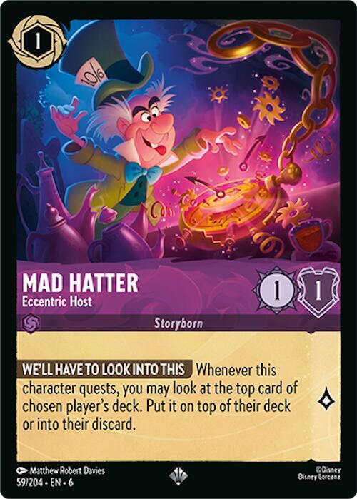 Mad Hatter - Eccentric Host (59/204) [Azurite Sea] | Jack's On Queen