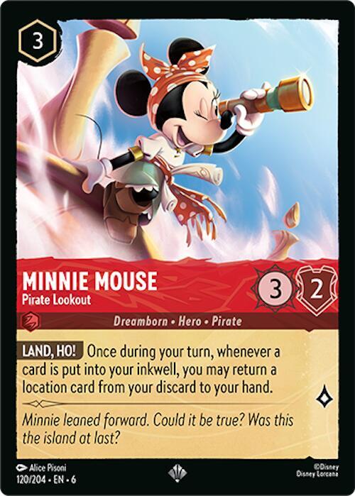 Minnie Mouse - Pirate Lookout (120/204) [Azurite Sea] | Jack's On Queen