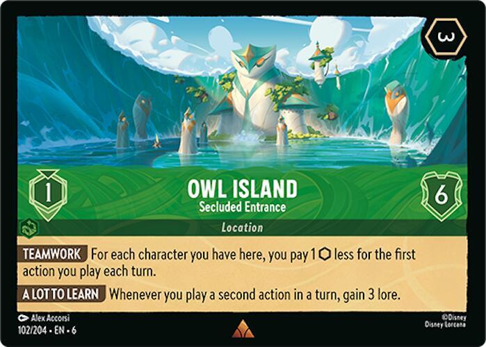 Owl Island - Secluded Entrance (102/204) [Azurite Sea] | Jack's On Queen