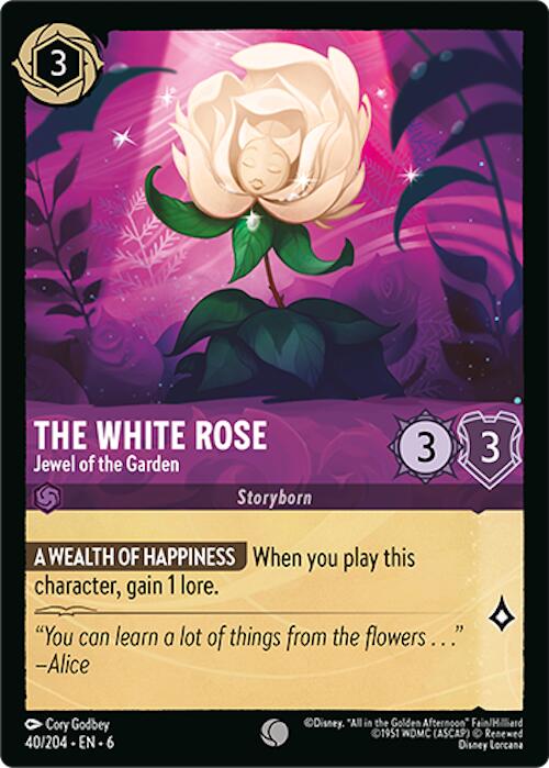 The White Rose - Jewel of the Garden (40/204) [Azurite Sea] | Jack's On Queen