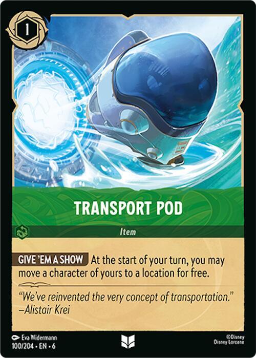 Transport Pod (100/204) [Azurite Sea] | Jack's On Queen
